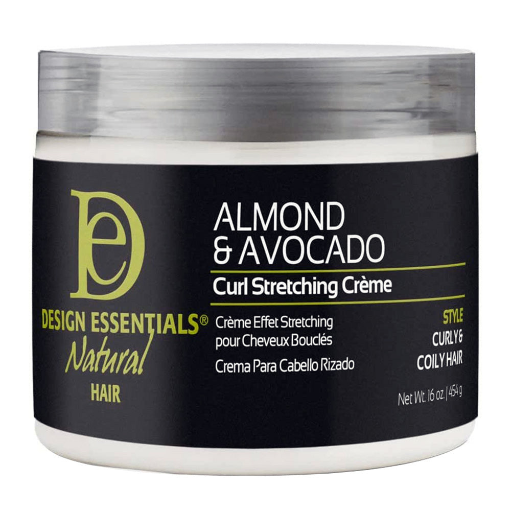 Design Essentials Natural Almond & Avocado Curl Stretching Cream 16Oz (454g)